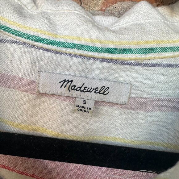 Madewell - Oversized Button Up - Top - Womens - Size S - Picture 3 of 4